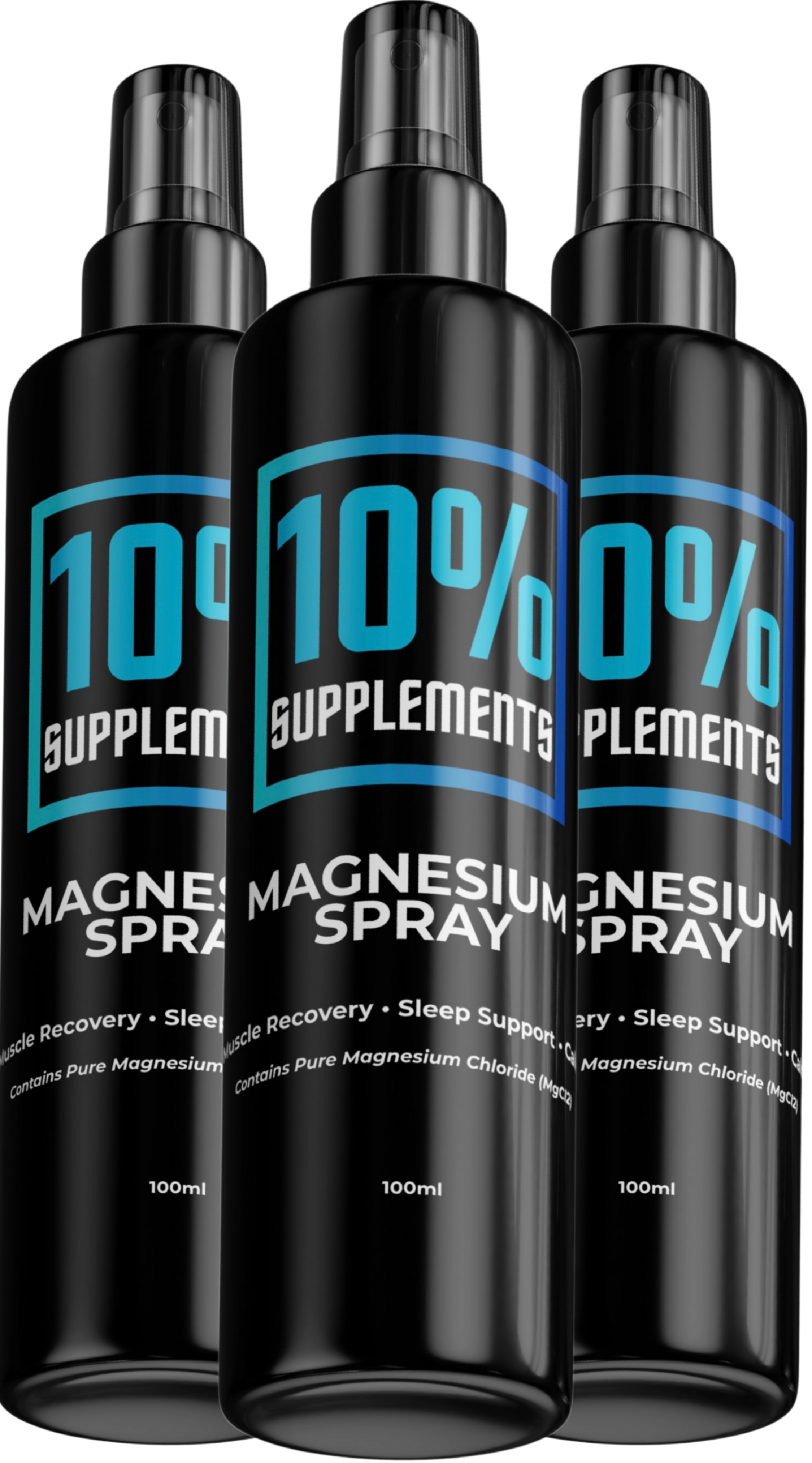 Magnesium Spray 3 Bottle Bundle