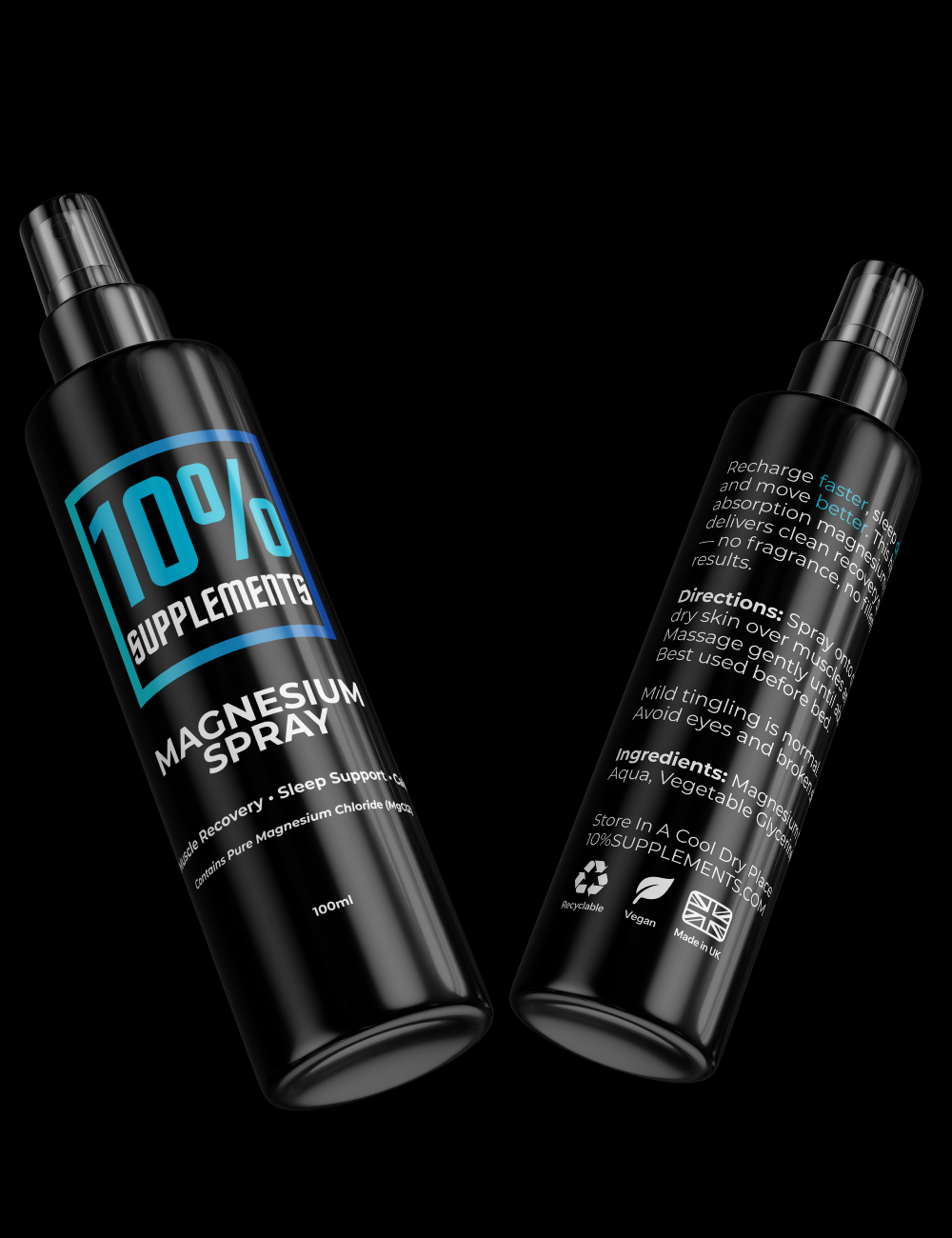 10% Supplements Magnesium Spray